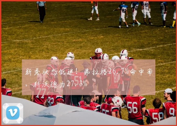 新秀状态低迷！弗拉格26.7%命中率，科沃德为27.3%